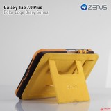 Чехол Zenus Masstige Color Edge Diary для Samsung Galaxy Tab 7.0 Plus P6200(шоколадно-желтый)